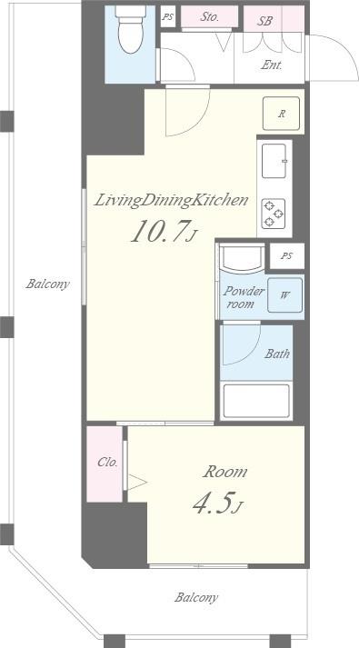 セイワパレス丸の内駅前 間取り図