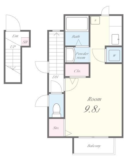 フォレスト江井島 間取り図
