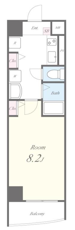 リュクス高輪台 間取り図