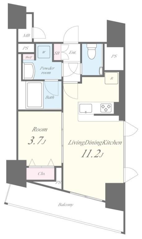 ﾌｧﾙﾏｼｱﾝﾄｱﾛｰﾄﾞ 間取り図