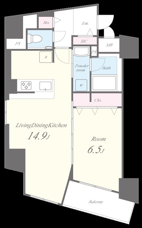 ファルマシアントアロード 間取り図
