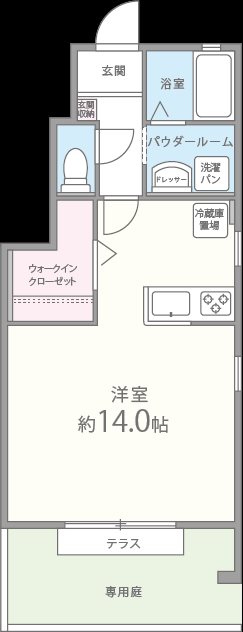 オブティマ Ⅱ 間取り図