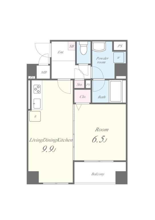 ソレアード1101 間取り図