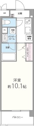 クレスト園田 106号室 間取り