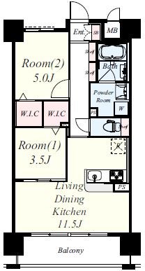パトリス城東中央 間取り図