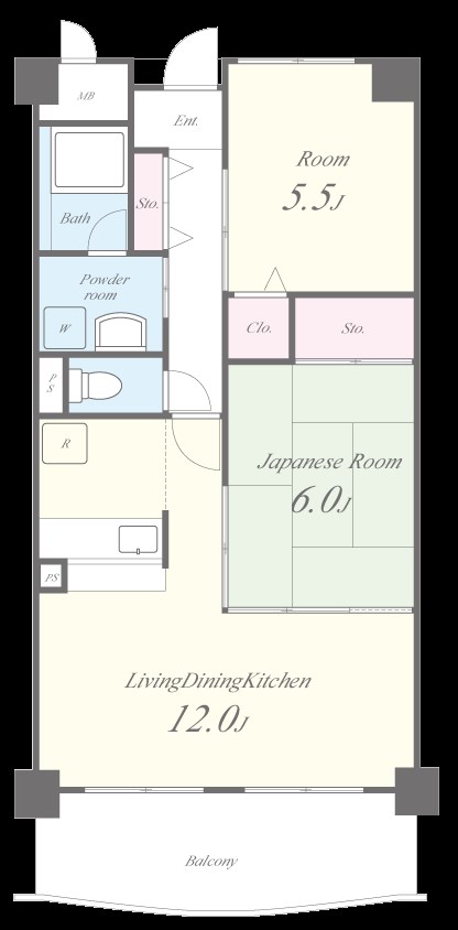 エスペランサ広野 間取り図