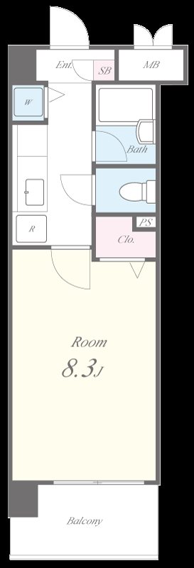 レーヴコート 間取り図