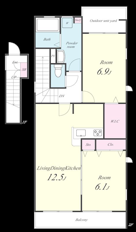 エターナルアイランド 間取り図