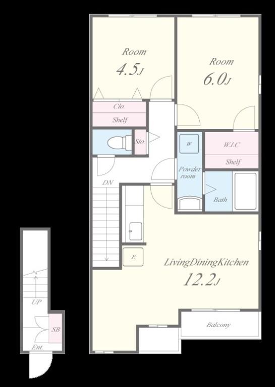 リベルテⅠ 間取り図