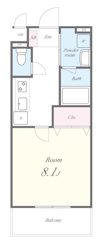 メゾン アイカワ 間取り図
