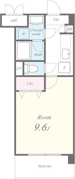 りんくうアドミラブル 間取り図