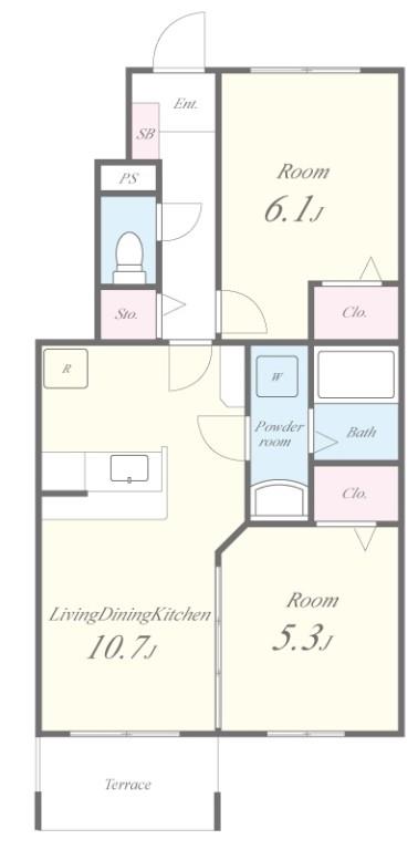 メゾン・アムール 間取り図