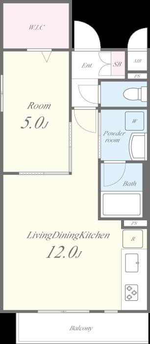 ル・ヴェール朝霞 間取り図
