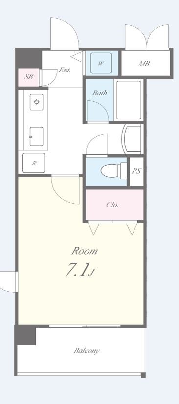 サントゥールくいな橋 間取り図