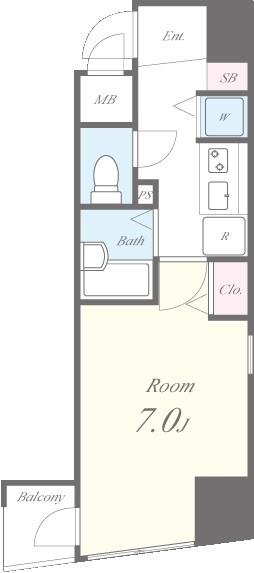 ライフシティ八幡 間取り図