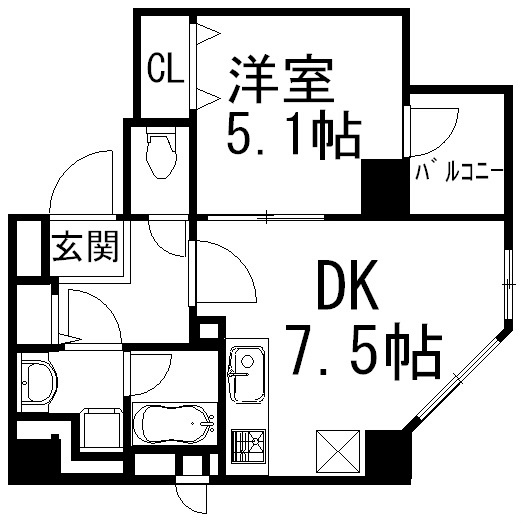 イデアル五反田 間取り図