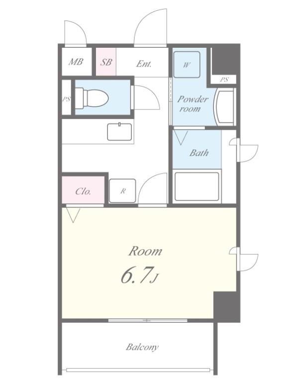 アラモ･1 間取り図