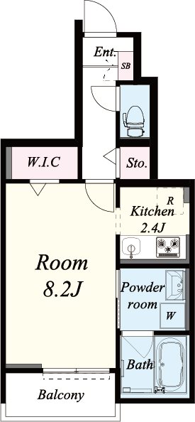 モンテローザ 間取り図