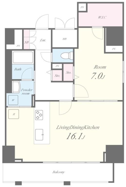 セイワパレス丸の内駅前 間取り図