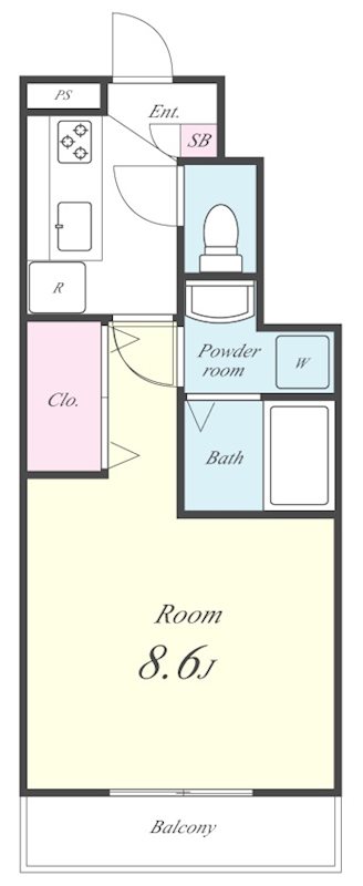 メルヴェーユ(蕨) 間取り図