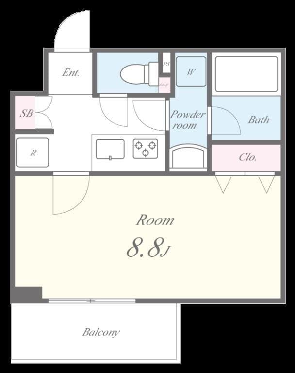 レーヴ・マノワール 間取り図