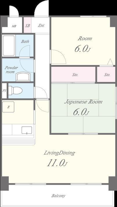 プリムローズタカダ 間取り図