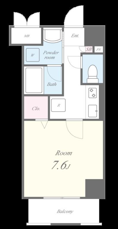 メゾンユーキ 間取り図
