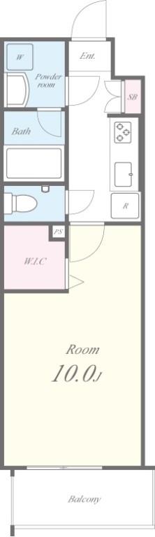 N residence SUMIYOSHI 間取り図