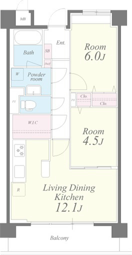 カドヤパレス 間取り図