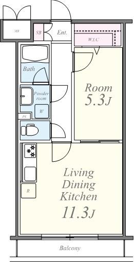 ピエールマルミットⅠ 間取り図