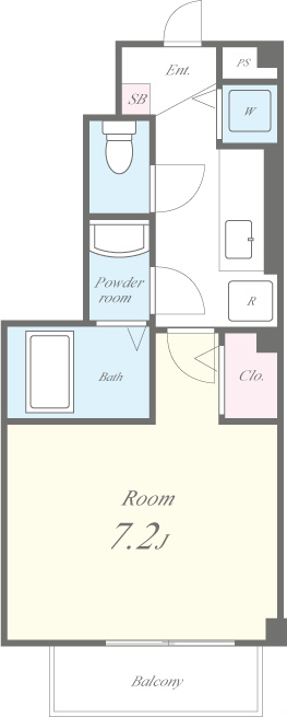 シダーコンフォール弐番館 間取り図