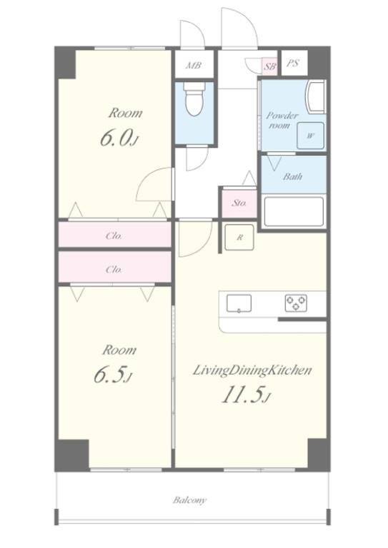クリスタルコート 間取り図