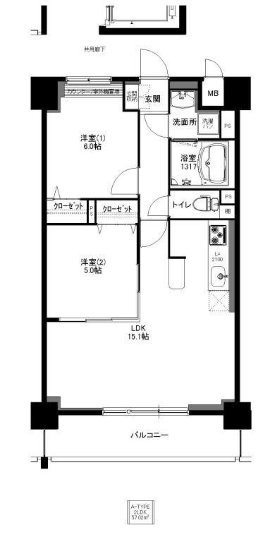 CLASS ONE K.O. 間取り図