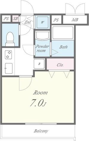 パルテール 間取り図