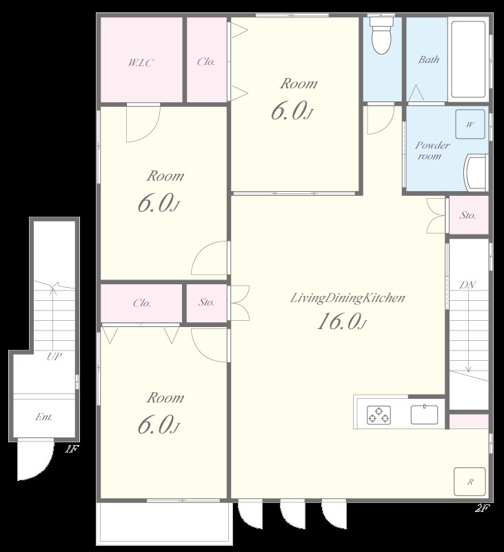 MKNTペルル 間取り図
