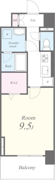 キャナルテラス品川 間取り図