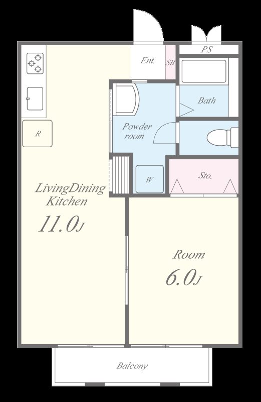 Cerezo・PaseoⅠ 間取り図