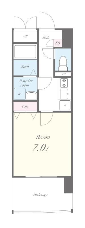 ｱｼﾞﾙ湘南 間取り図