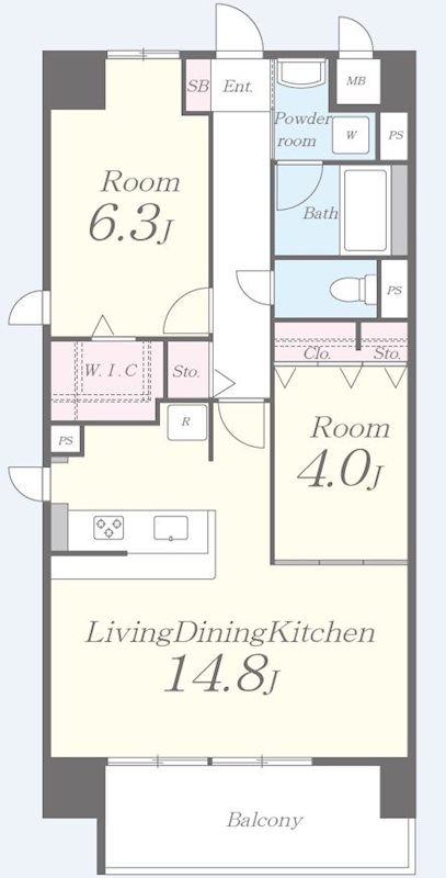 グレイス京橋 間取り図