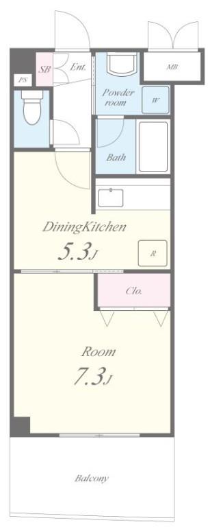 シャトー・ド・グリシーヌ 554号室 間取り