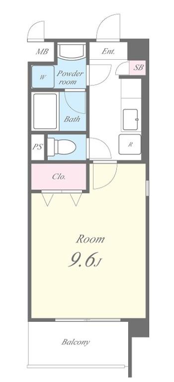 フローリッシュ(東淀川) 105号室 間取り