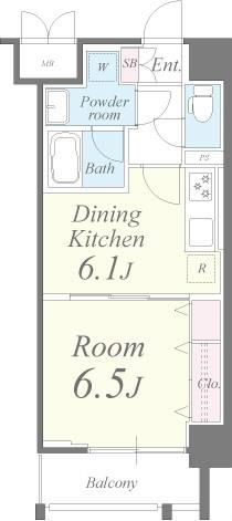 タウンコート御園 間取り図