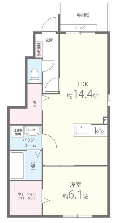 エルシェ鶴見 間取り図