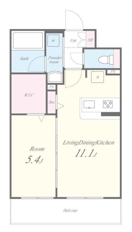 ベルクレール豊中 間取り図