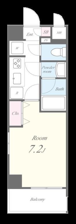 オランジェ K 間取り図