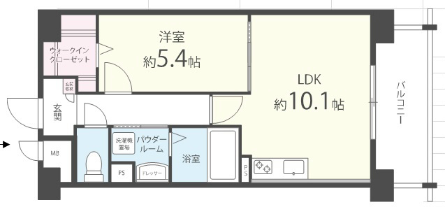 ラフレシーサ医大通り 間取り図