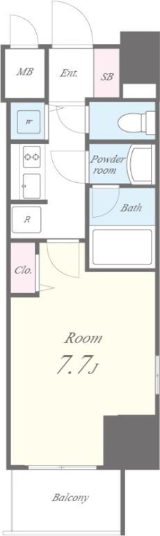 セイワパレス丸の内駅前プレミア 間取り図