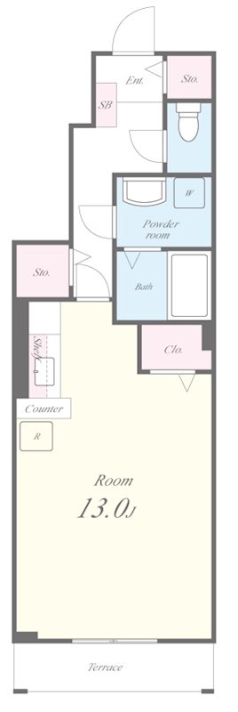 メルベーユ神戸 間取り図