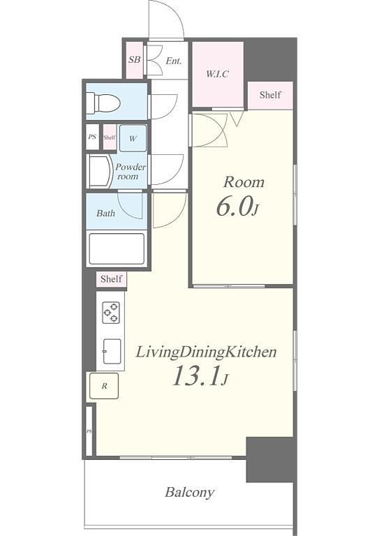 キャナルテラス品川 間取り図