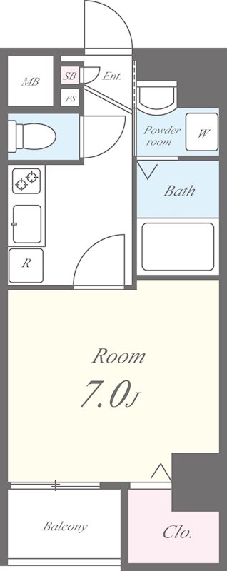 ヒルズ飛鳥山 間取り図